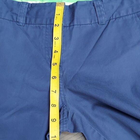 Lilly Pulitzer Cropped Blue Pants Sz 4 - Picture 7 of 8